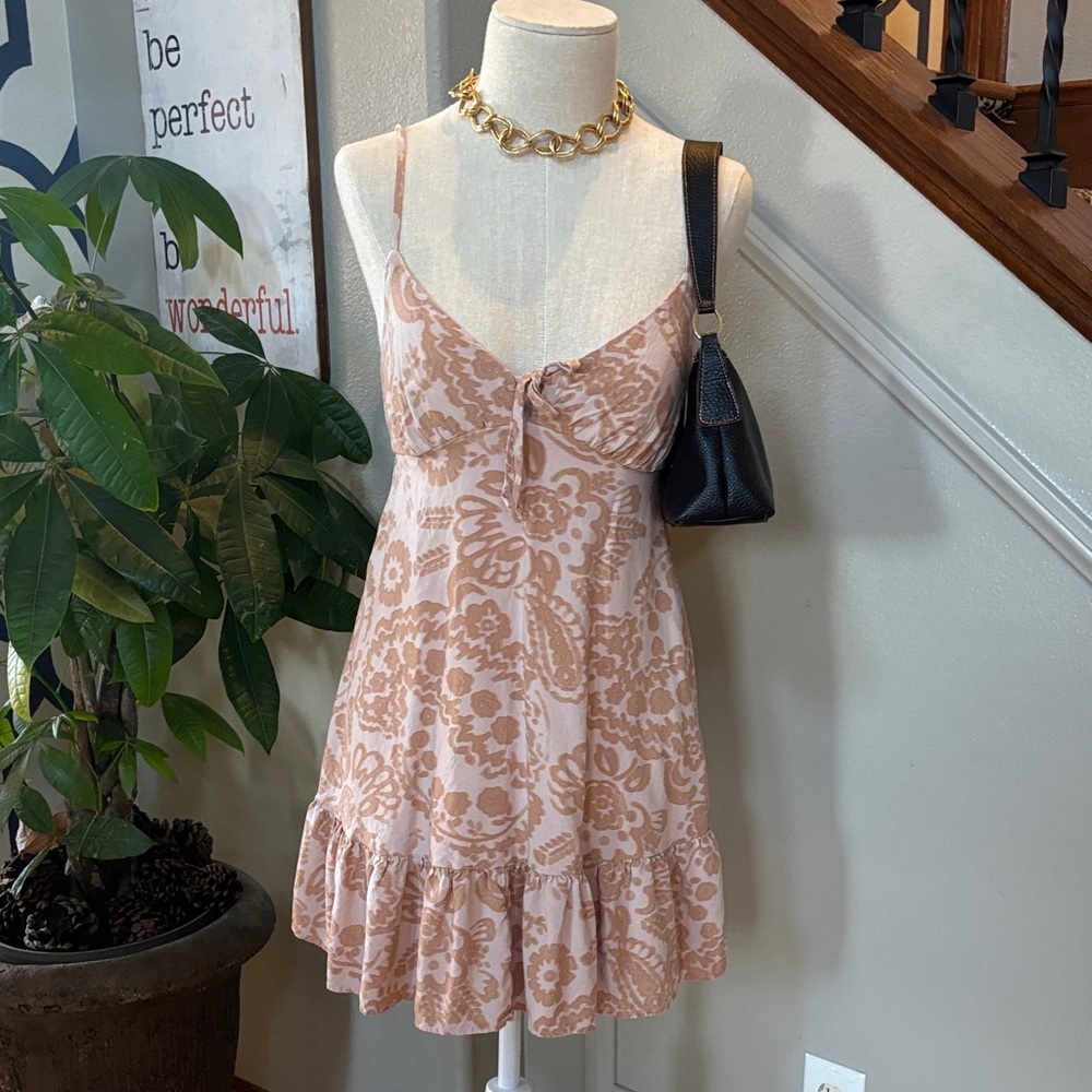 Floral Boho Cottage Spaghetti Strap Dress 🤩